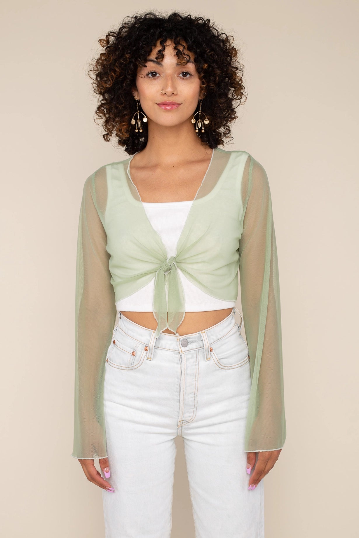 Mariposa Mesh Cover-Up Top