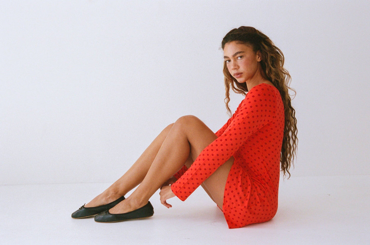 BOATNECK DRESS (CHILI PEPPER) | Rat Boi