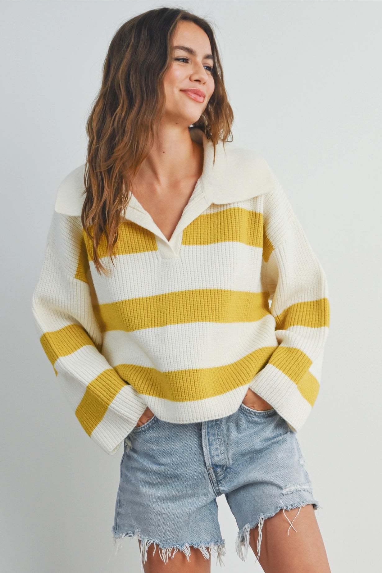 Dear Old Shiz Cropped Sweater (Golden)