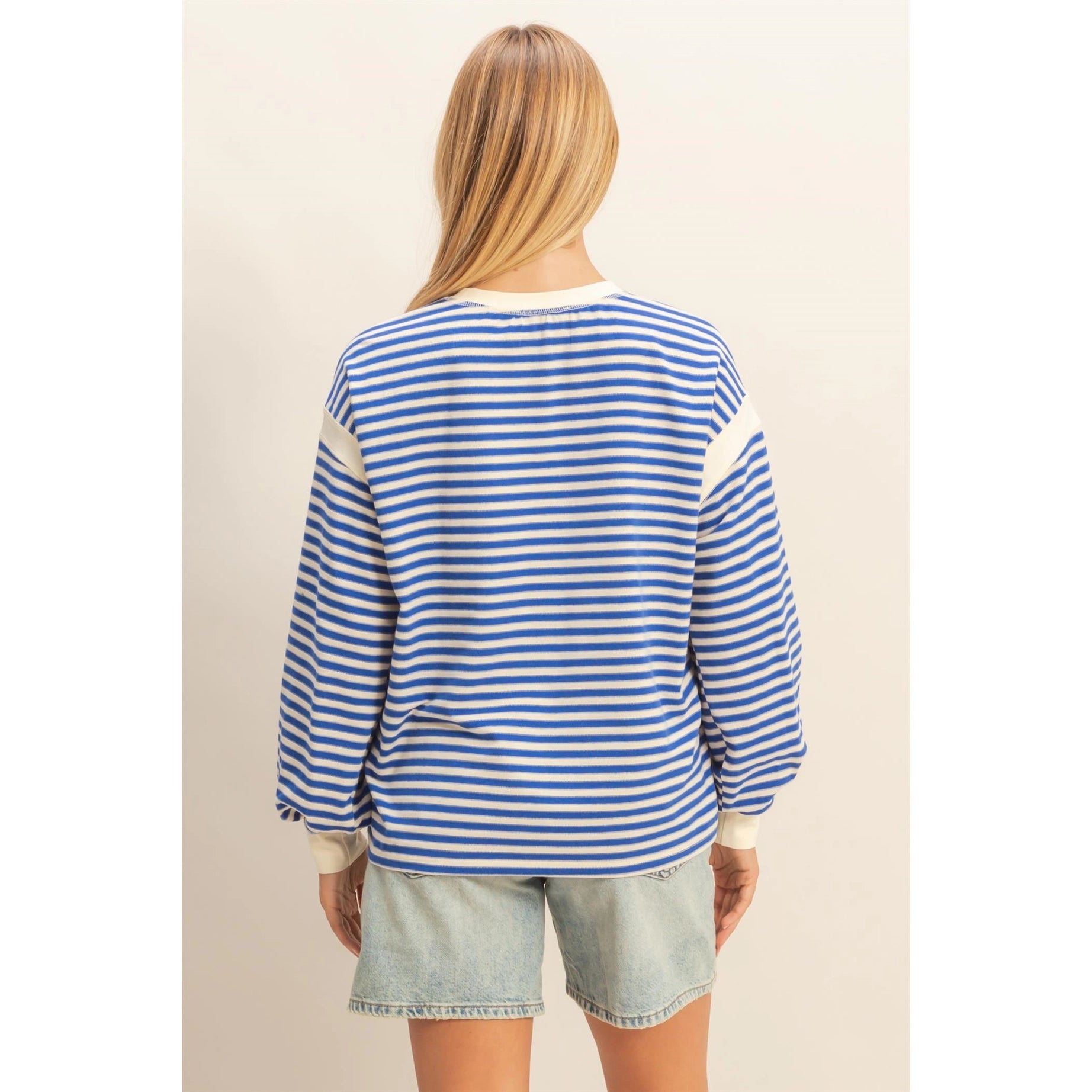 Blue Eyed Striped Pullover