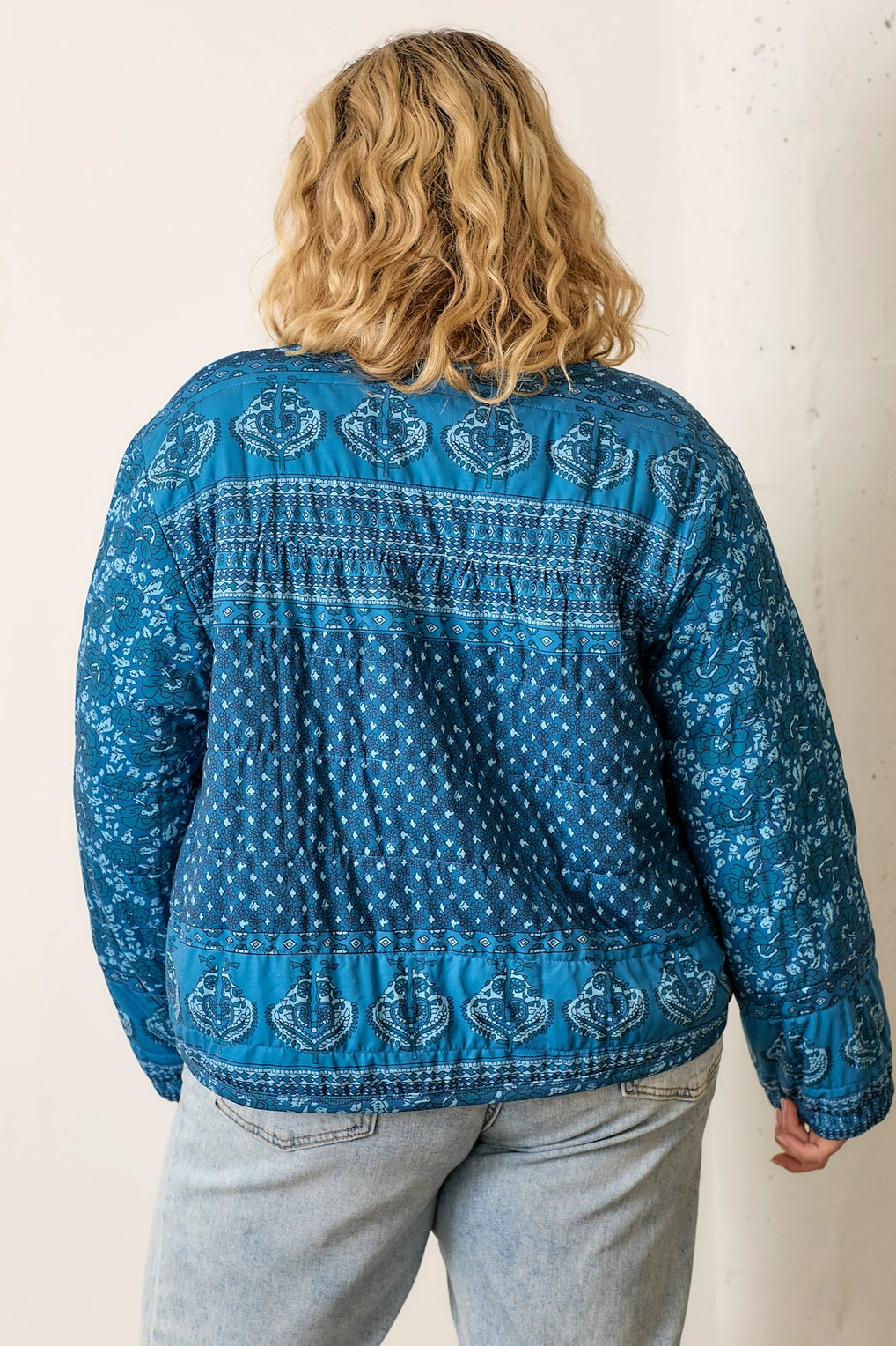 Quilted Sapphire Jacket