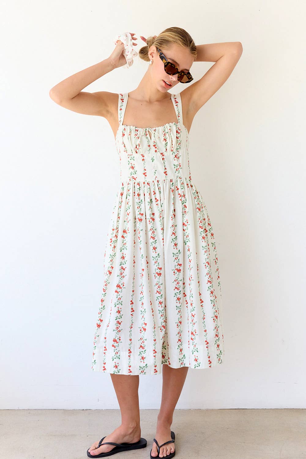 Sicilian Summer Midi Dress