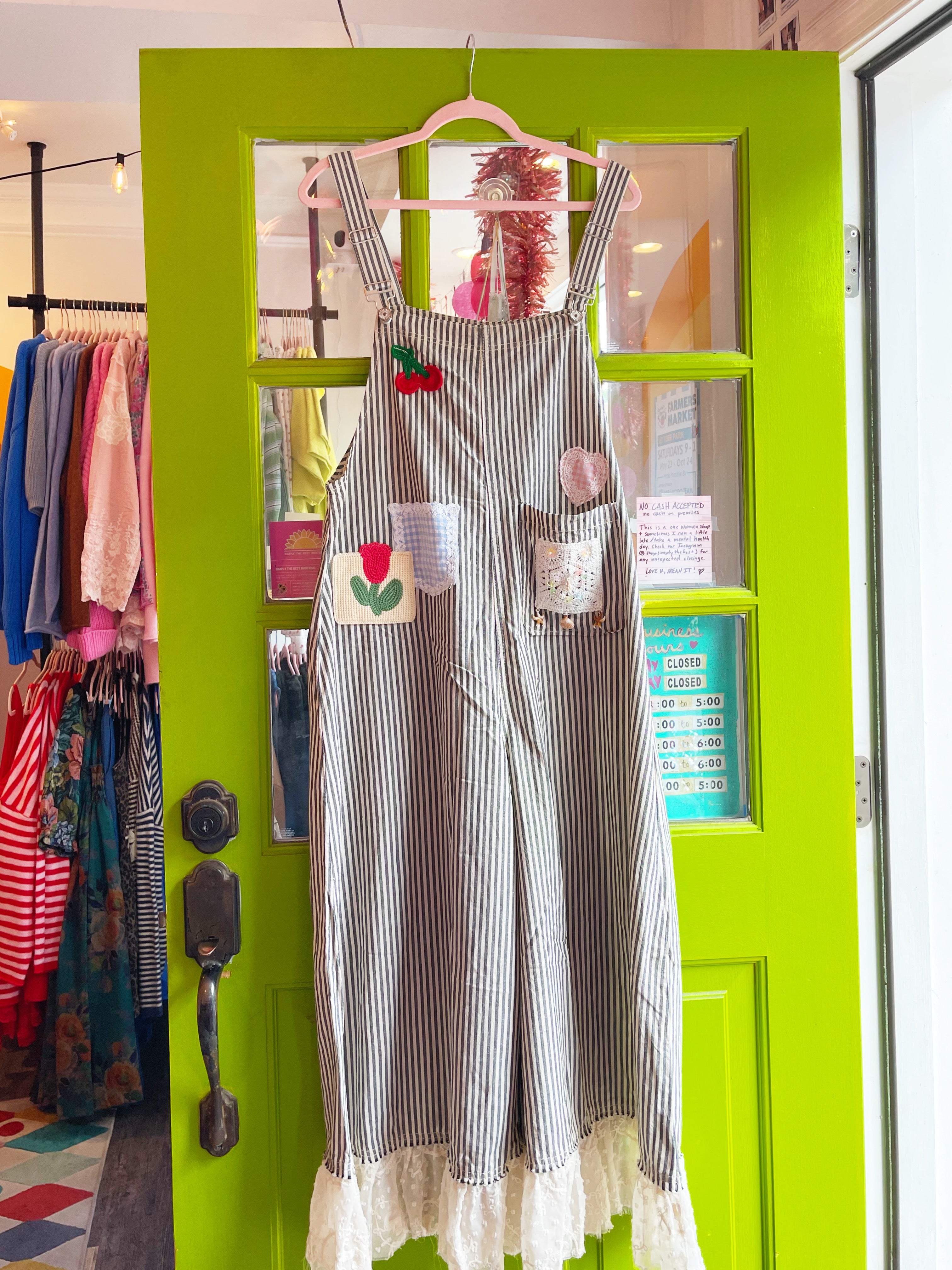 Railroad Chic Patchwork Jumpsuit