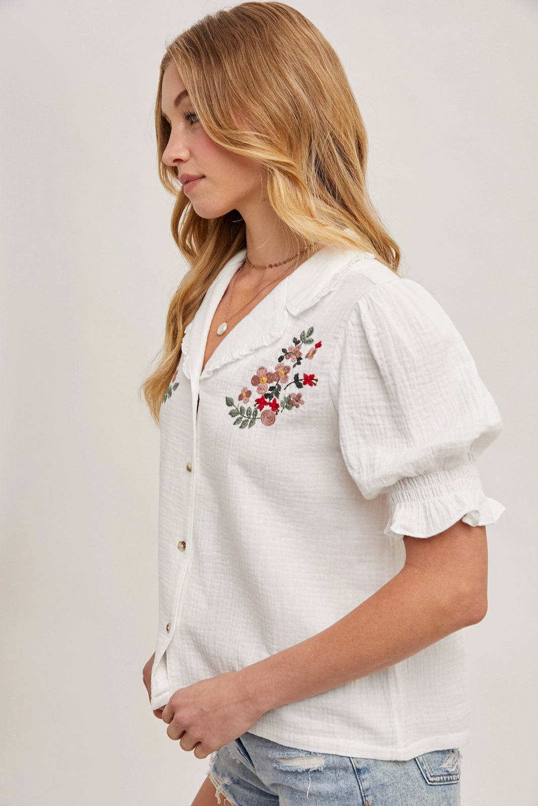 Adler Puff Sleeve Blouse