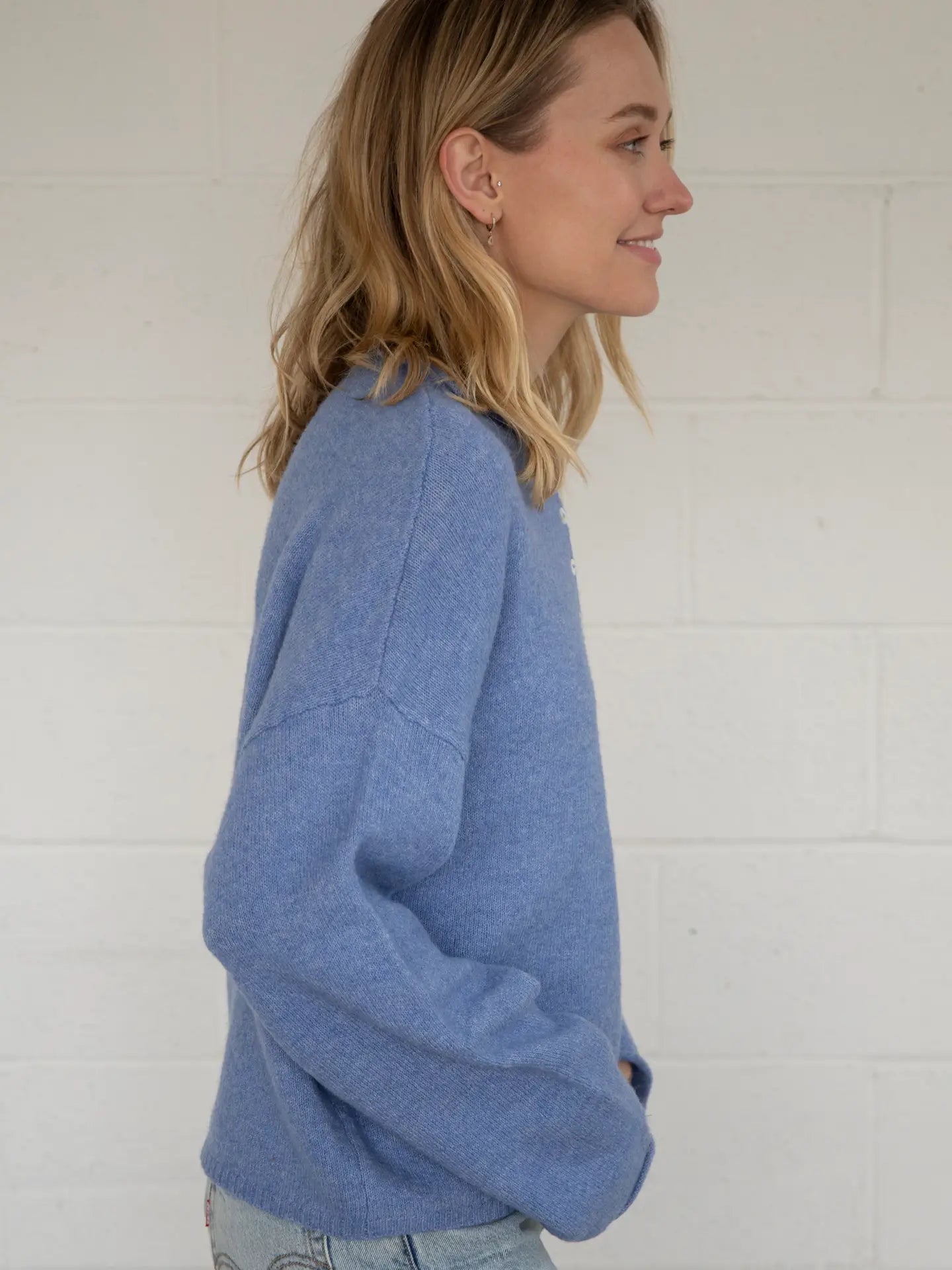 Simply the Best Henley Pullover | Dusty Blue