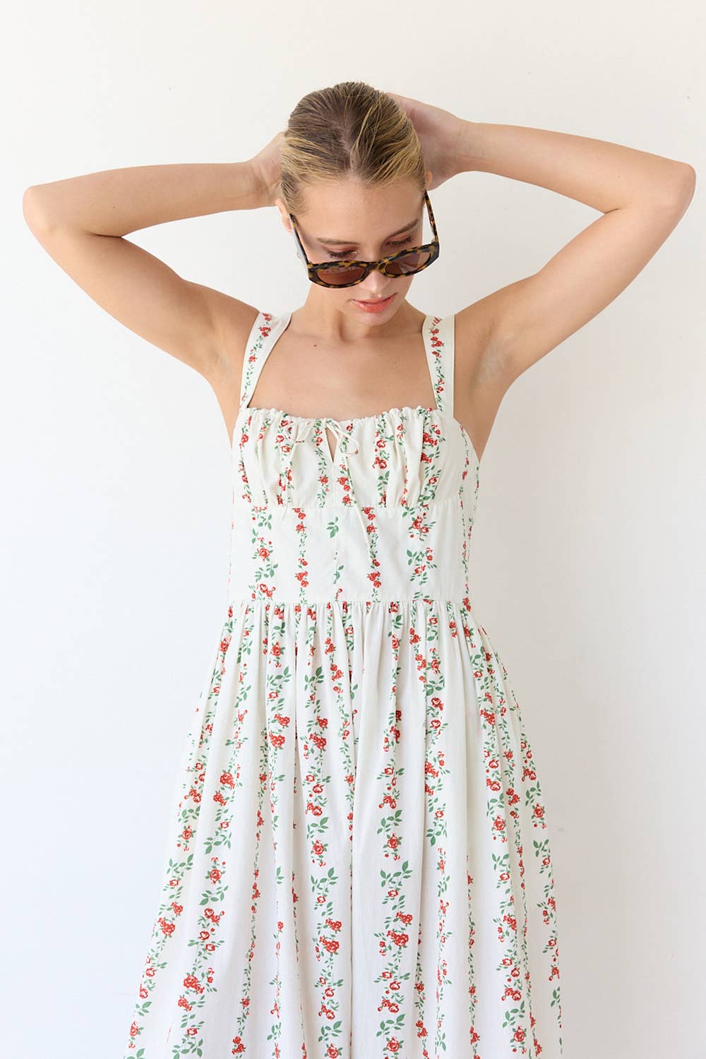 Sicilian Summer Midi Dress