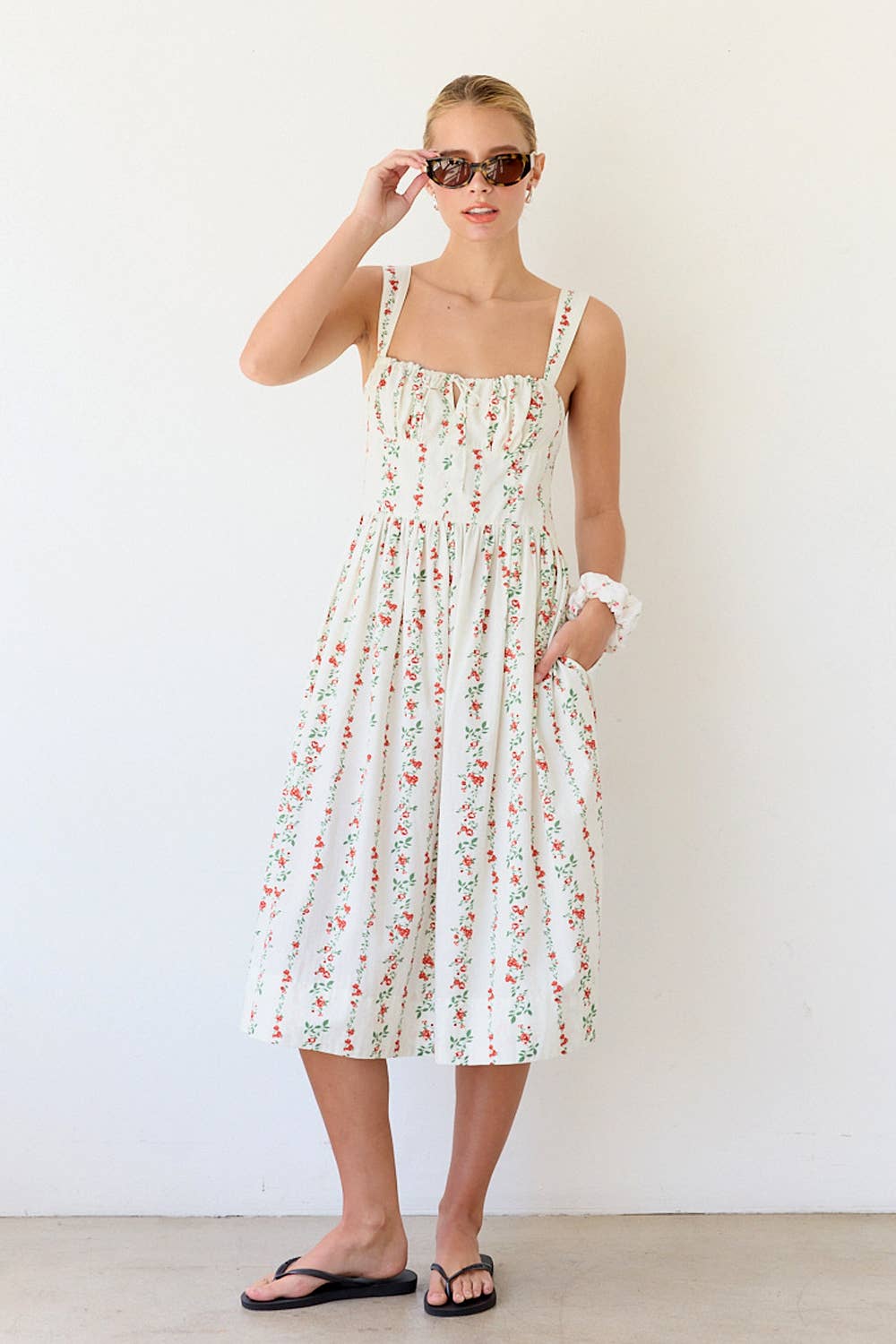 Sicilian Summer Midi Dress