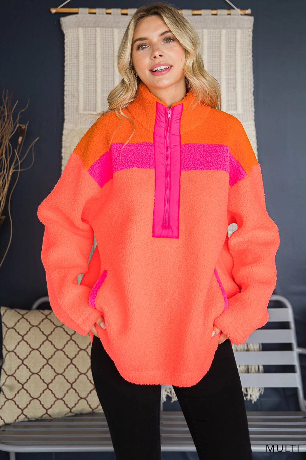 Orange You Glad Quarter Zip