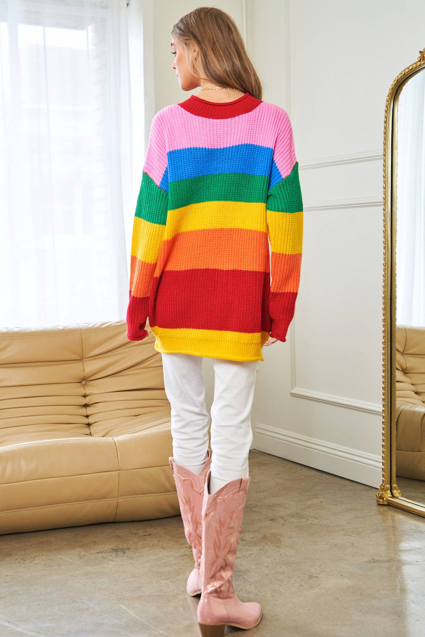 Reading Rainbow Tunic Sweater