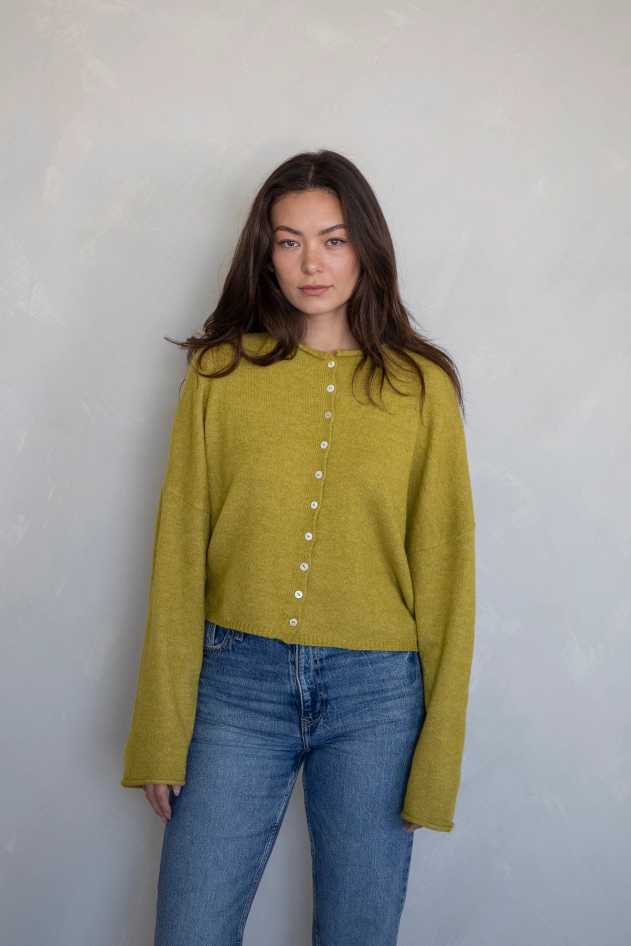 Simply the Best Cardi | Dijon Yellow