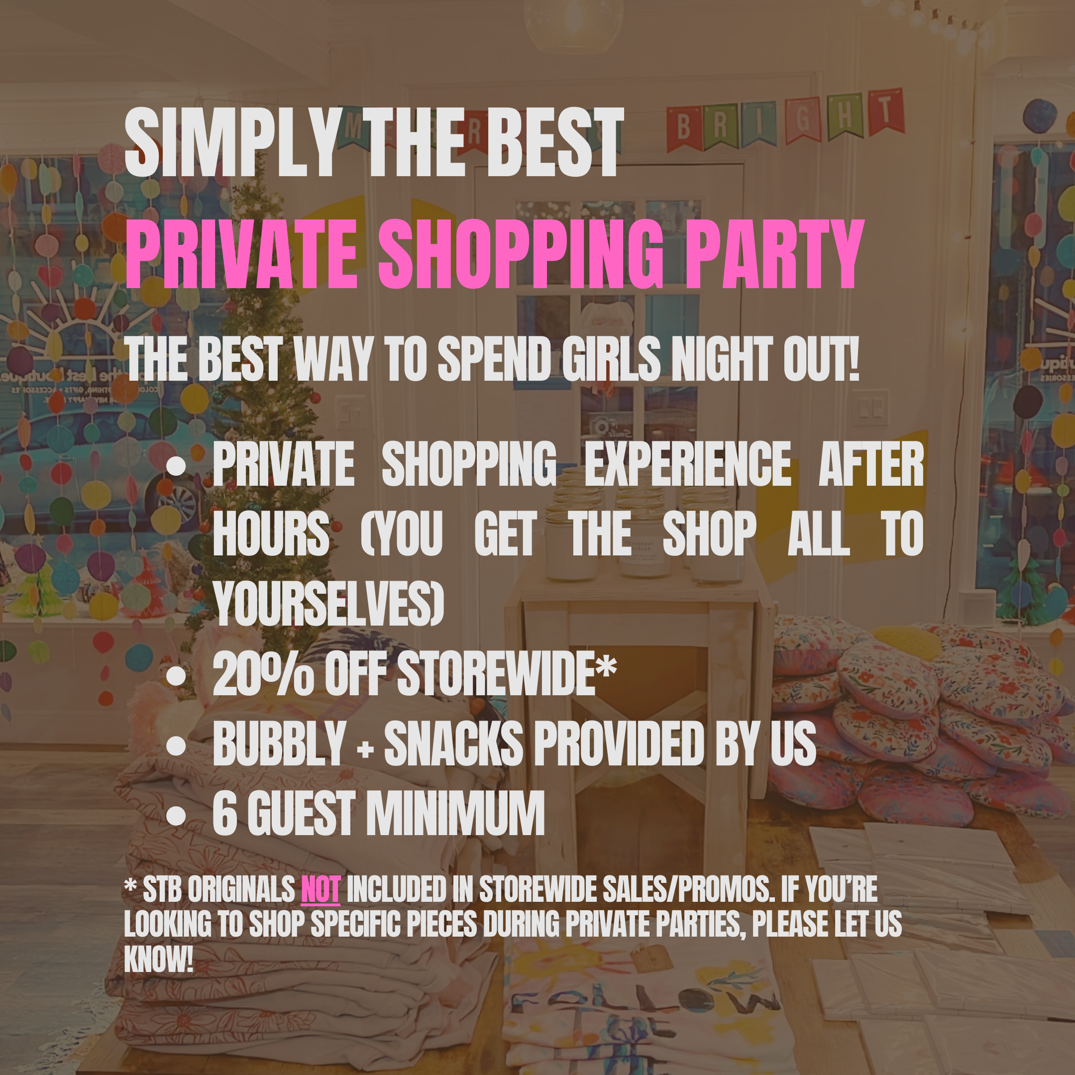 STB Private Shopping Party