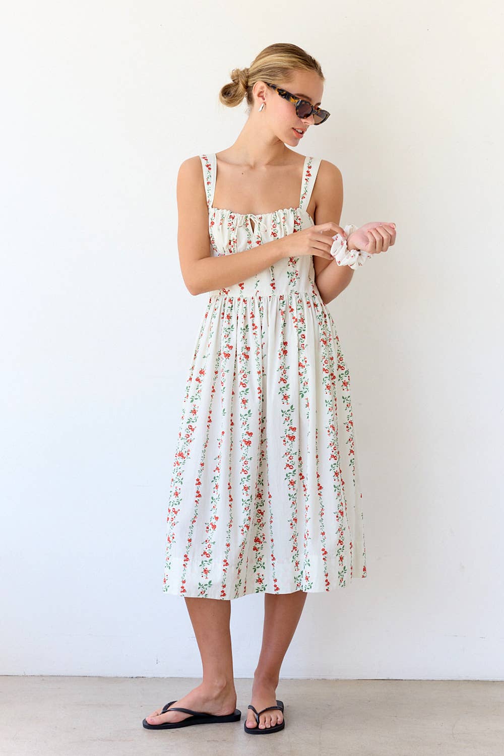 Sicilian Summer Midi Dress