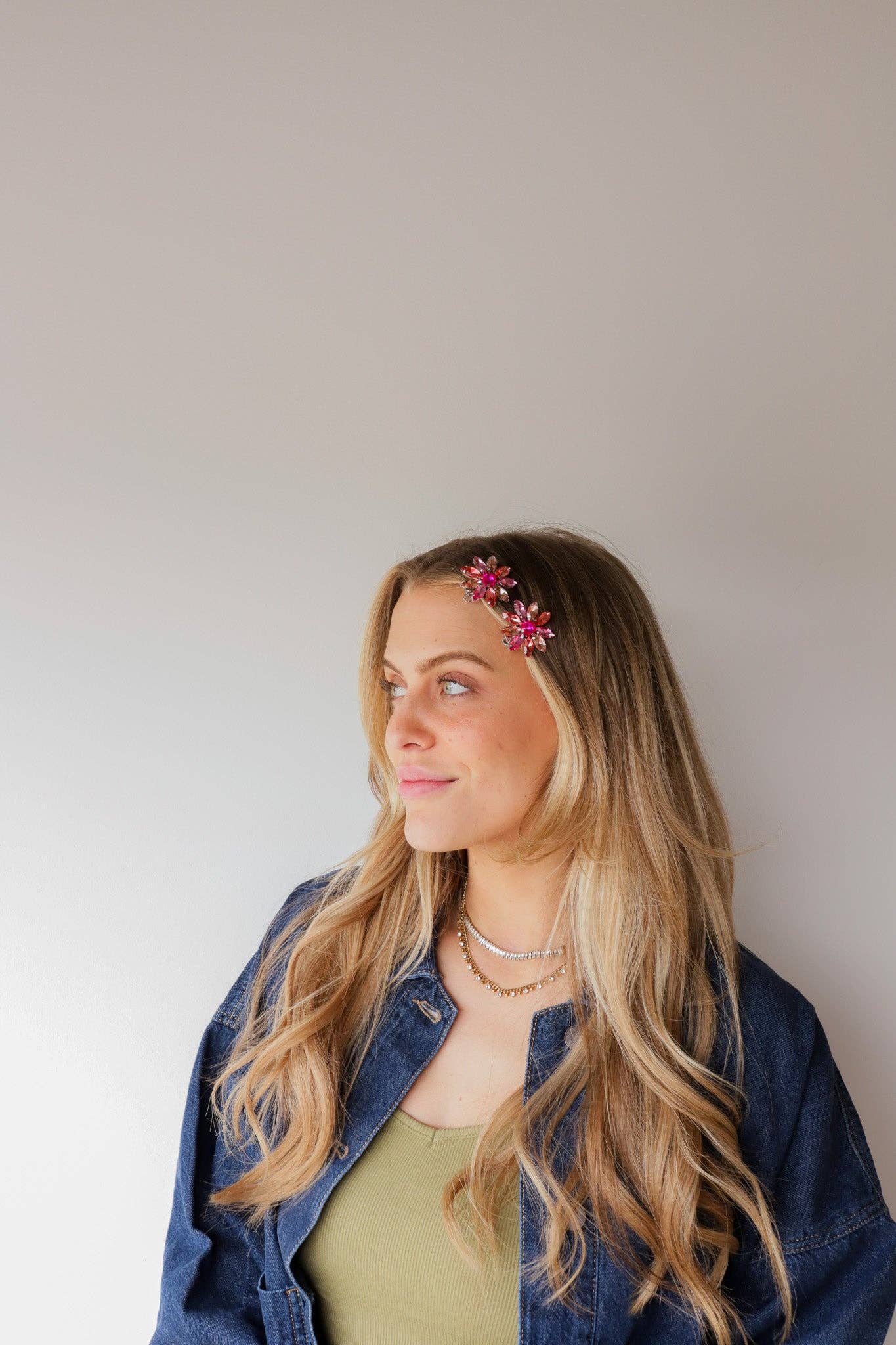 GEMSTONE FLOWER CLIPS | KAXI