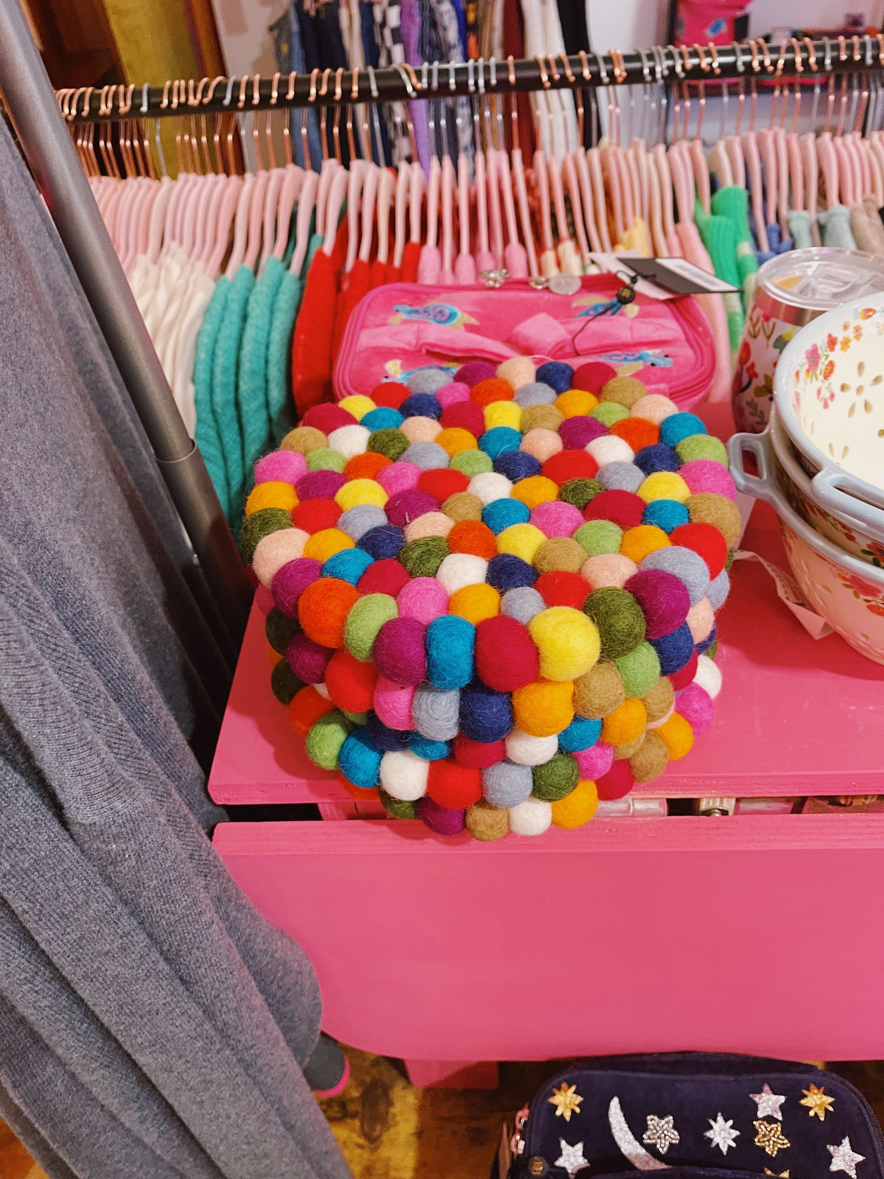 Felt Ball Coasters (Set of 4)