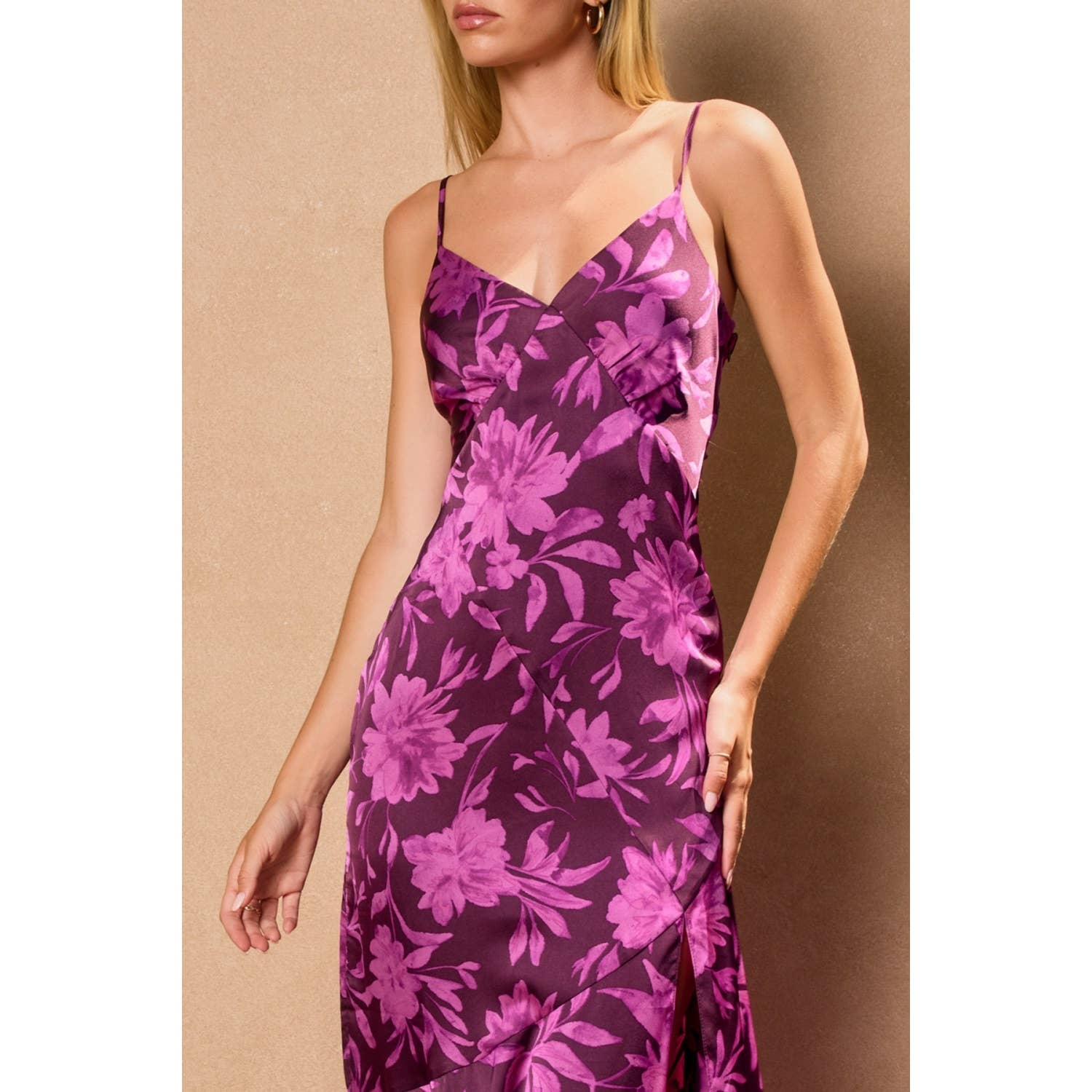 Wisteria Mist Tie Back Dress
