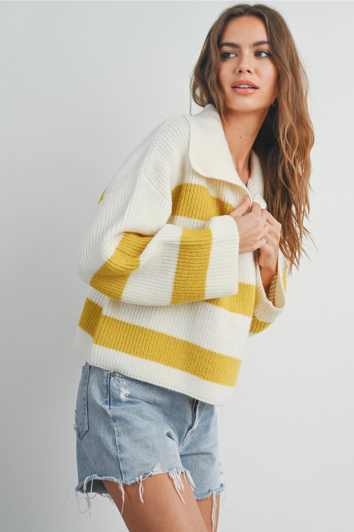 Dear Old Shiz Cropped Sweater (Golden)