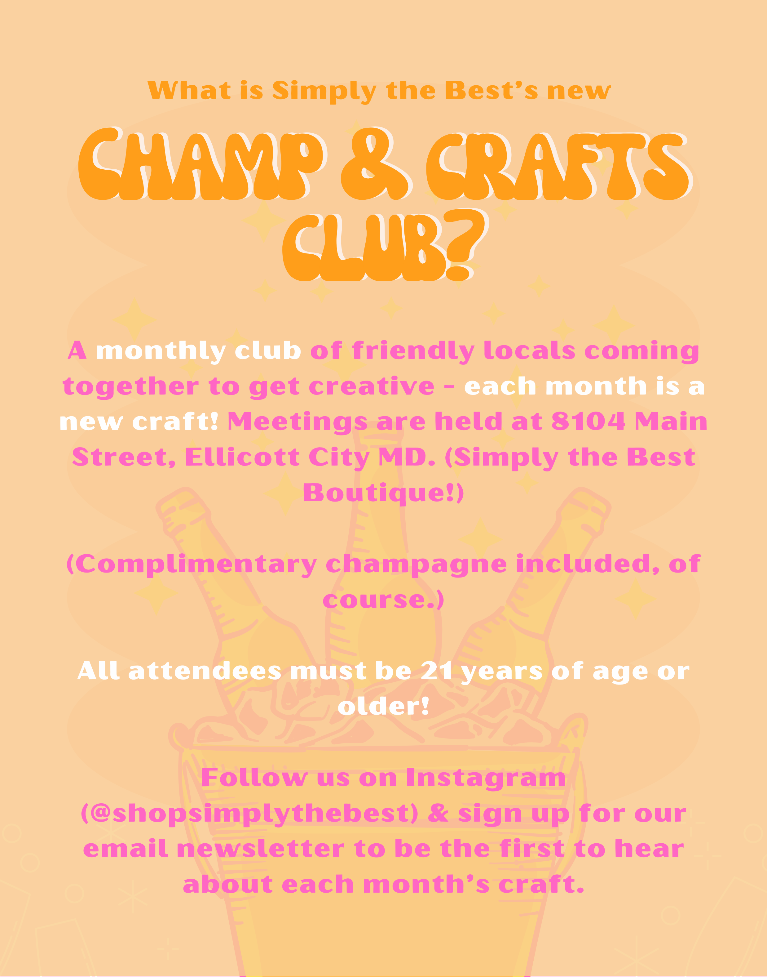Champ & Crafts Club - March 2024
