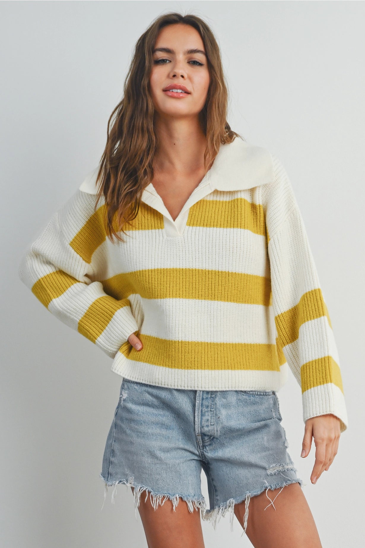 Dear Old Shiz Cropped Sweater (Golden)