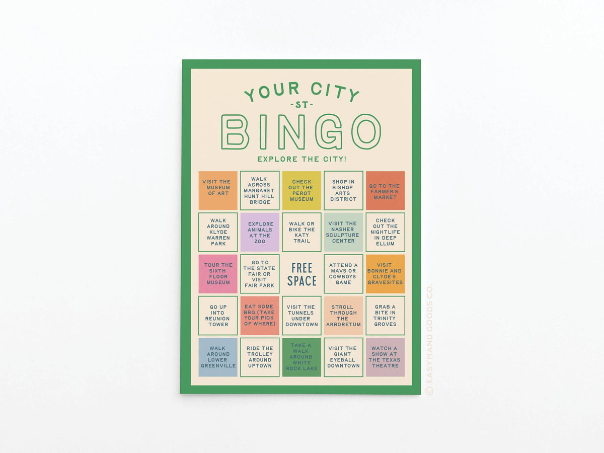 OLD ELLICOTT CITY Explorer Bingo Card | STB EXCLUSIVE!