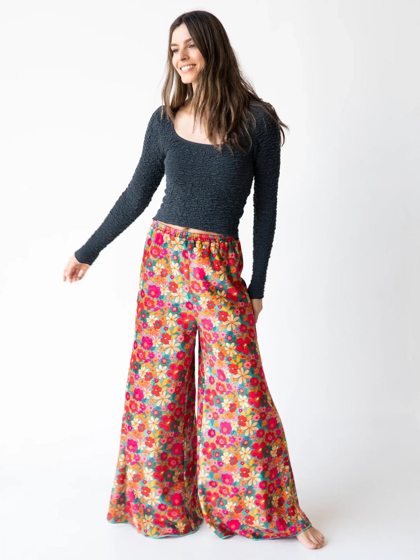 Happy Hippie Wide Leg Pants