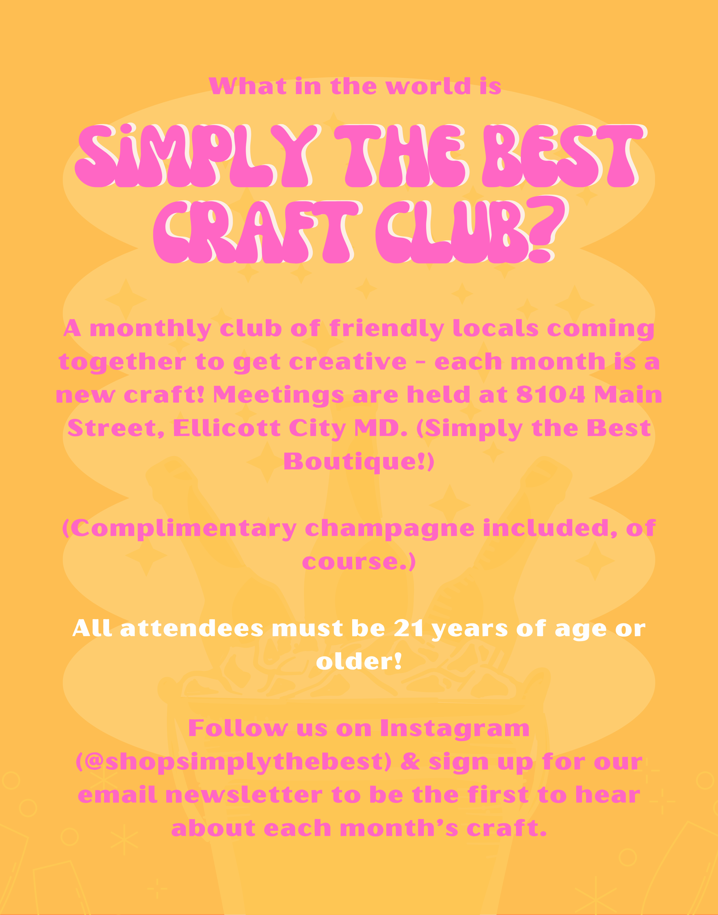 Simply the Best Craft Club - November 2025