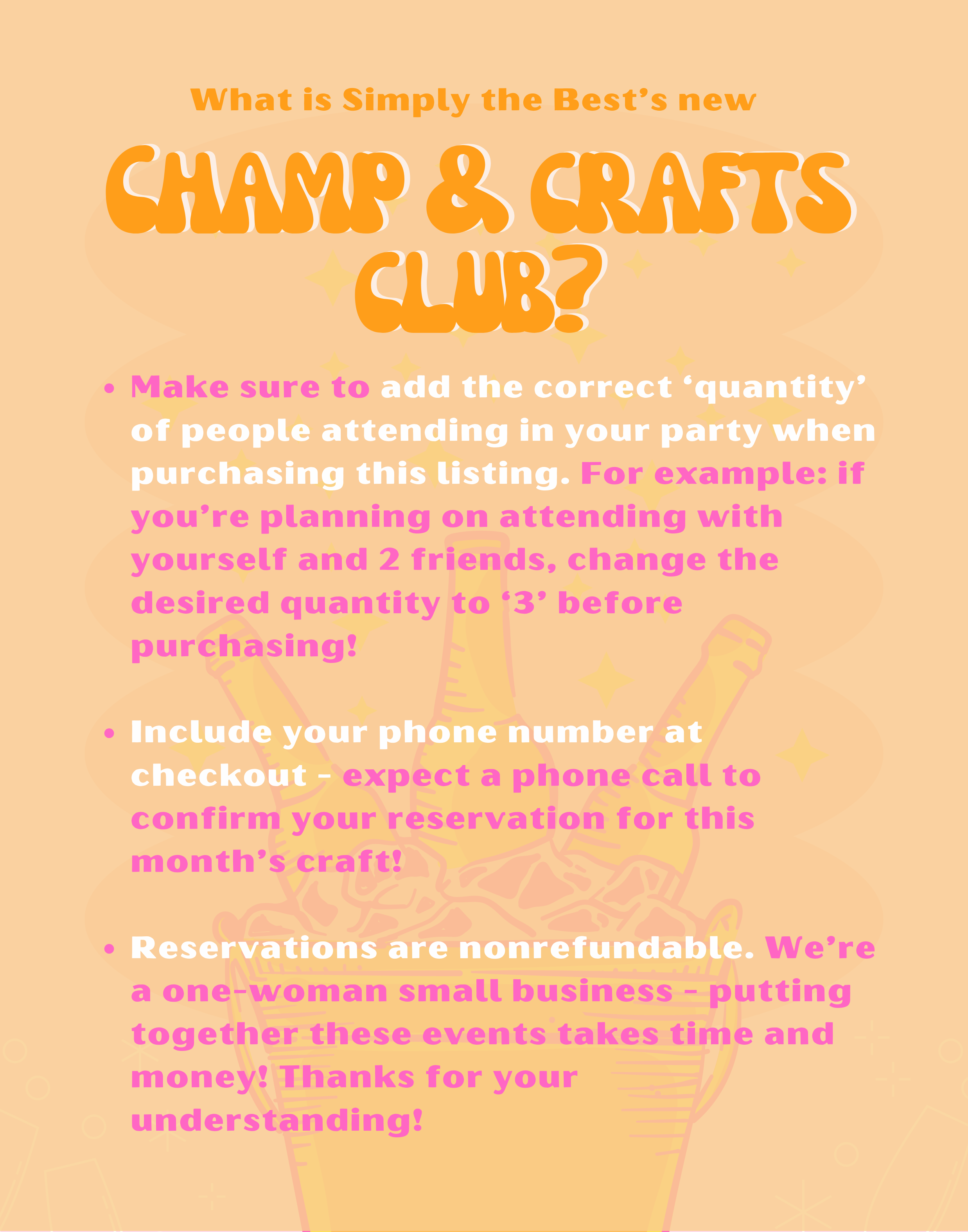 Champ & Crafts Club - March 2024