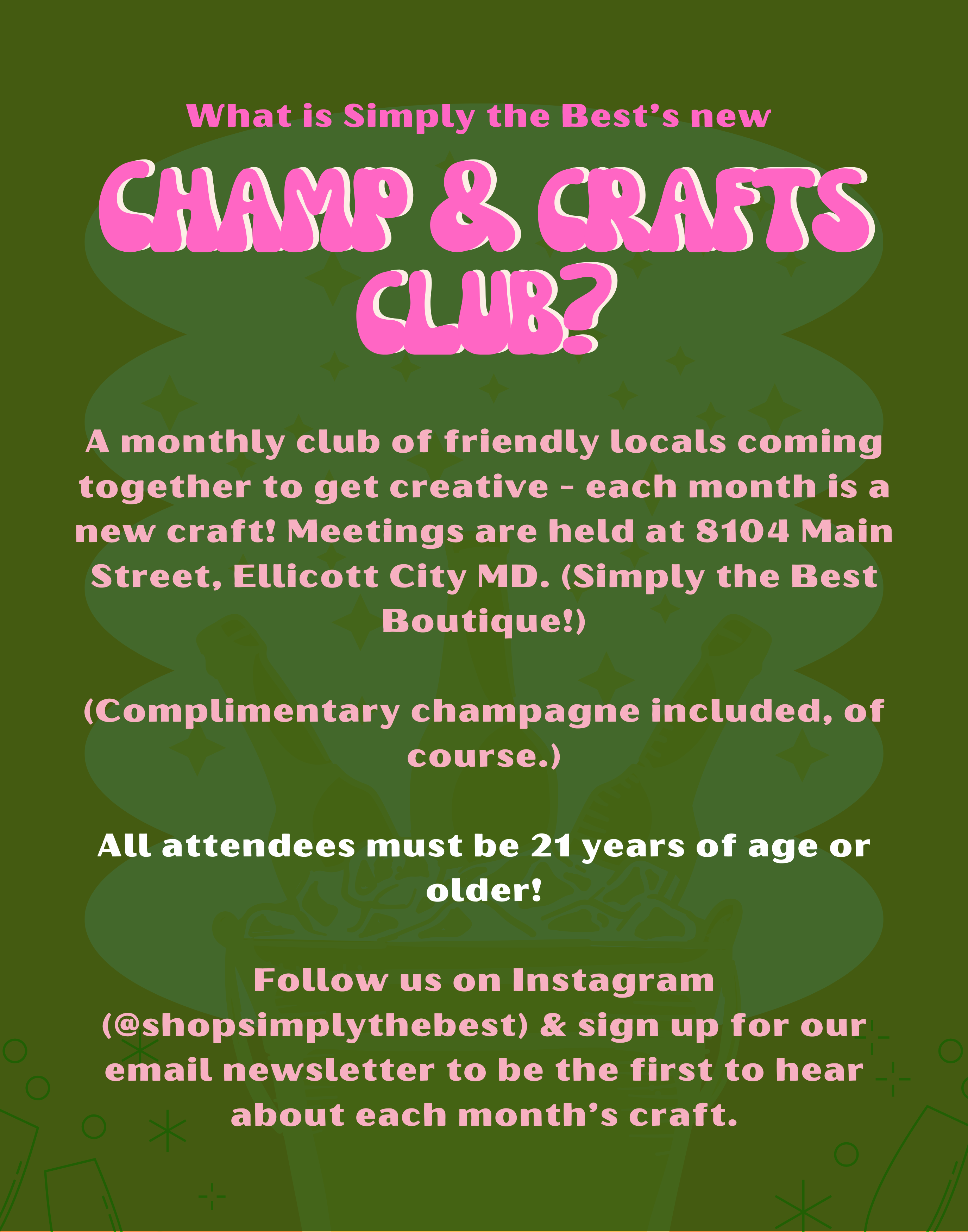 Champ & Crafts Club - December 2024