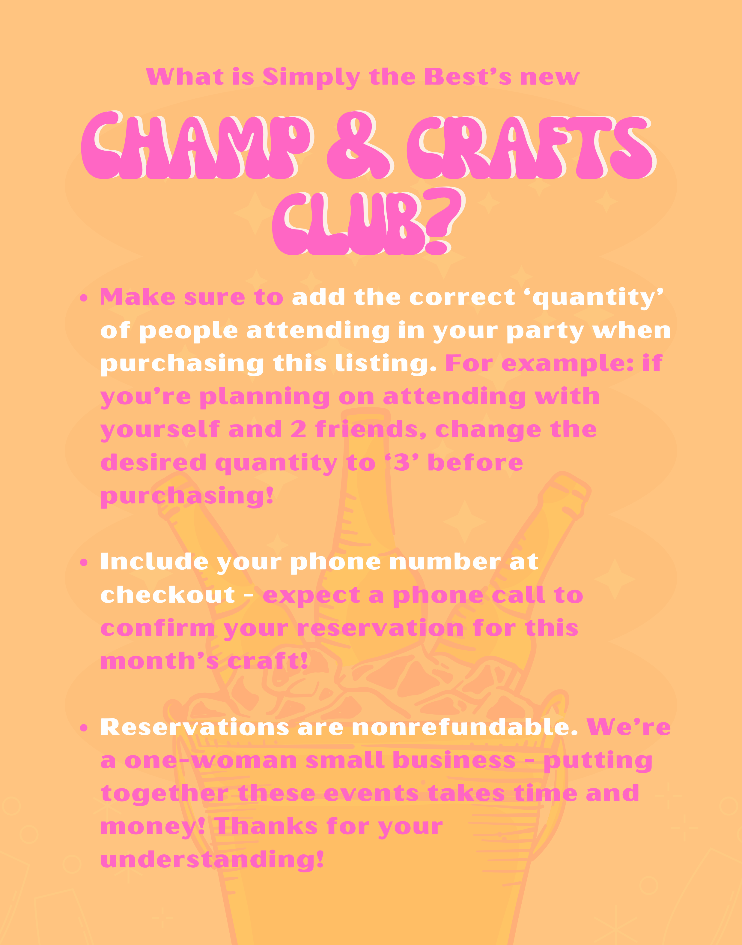 Champ & Crafts Club - February 2024