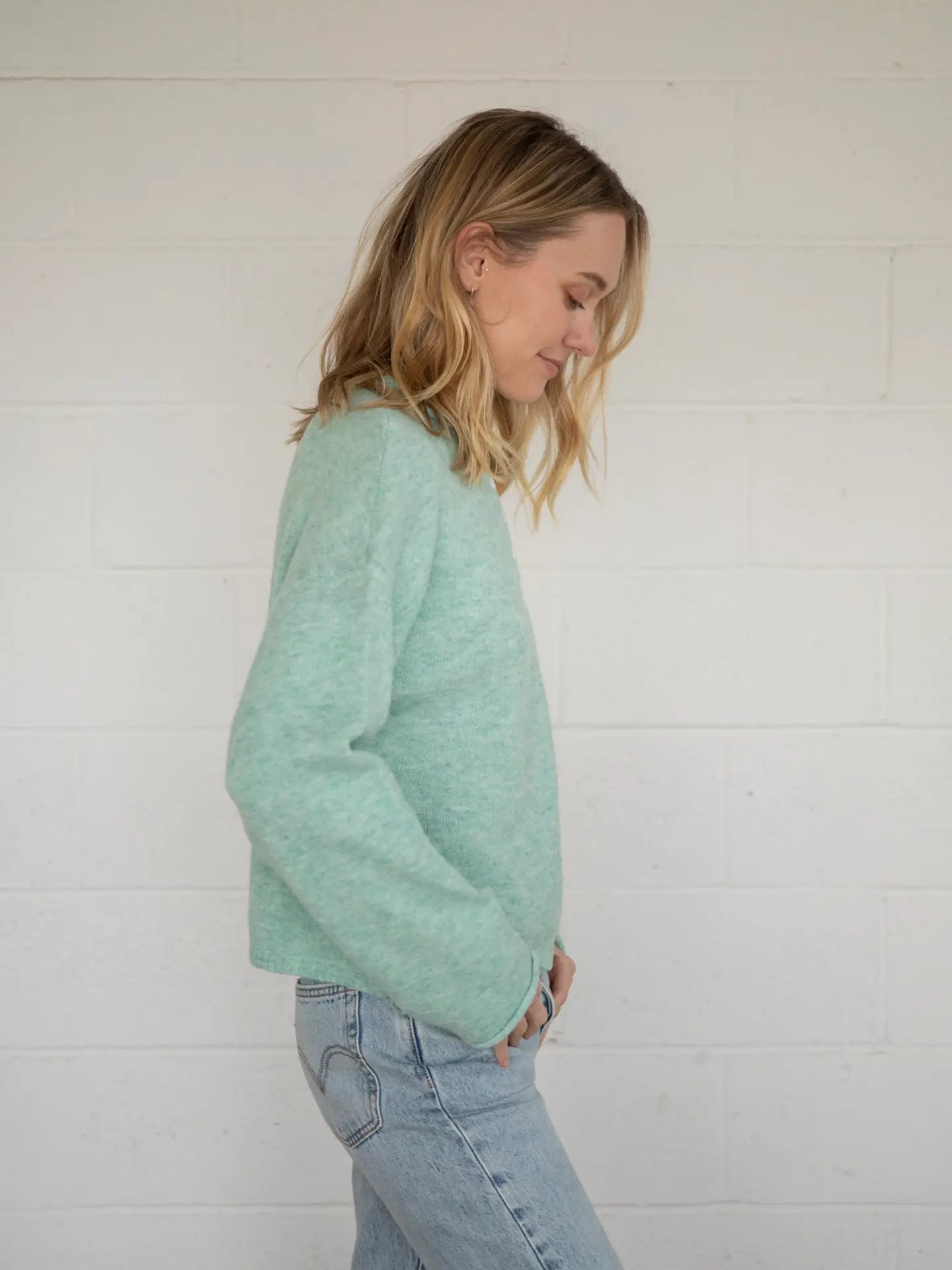 Simply the Best Henley Pullover | Seafoam