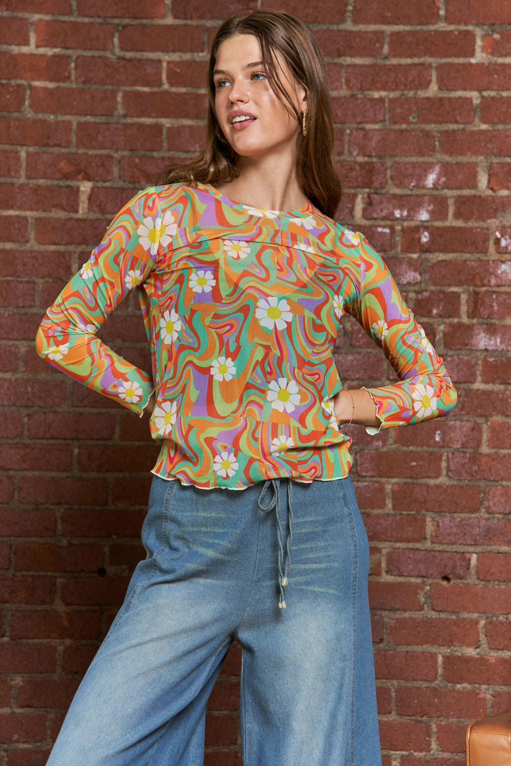 Maggie May Mesh Top