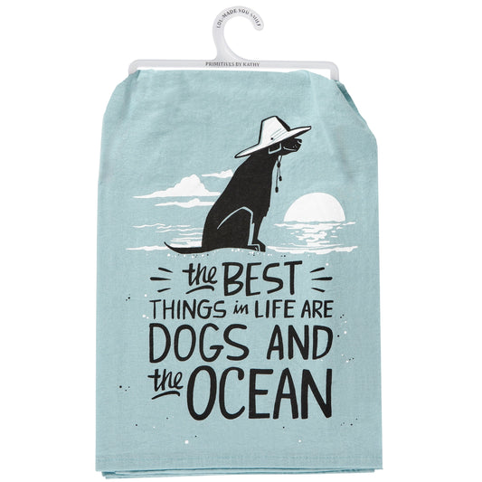 Dogs & the Ocean | Kitchen Towel