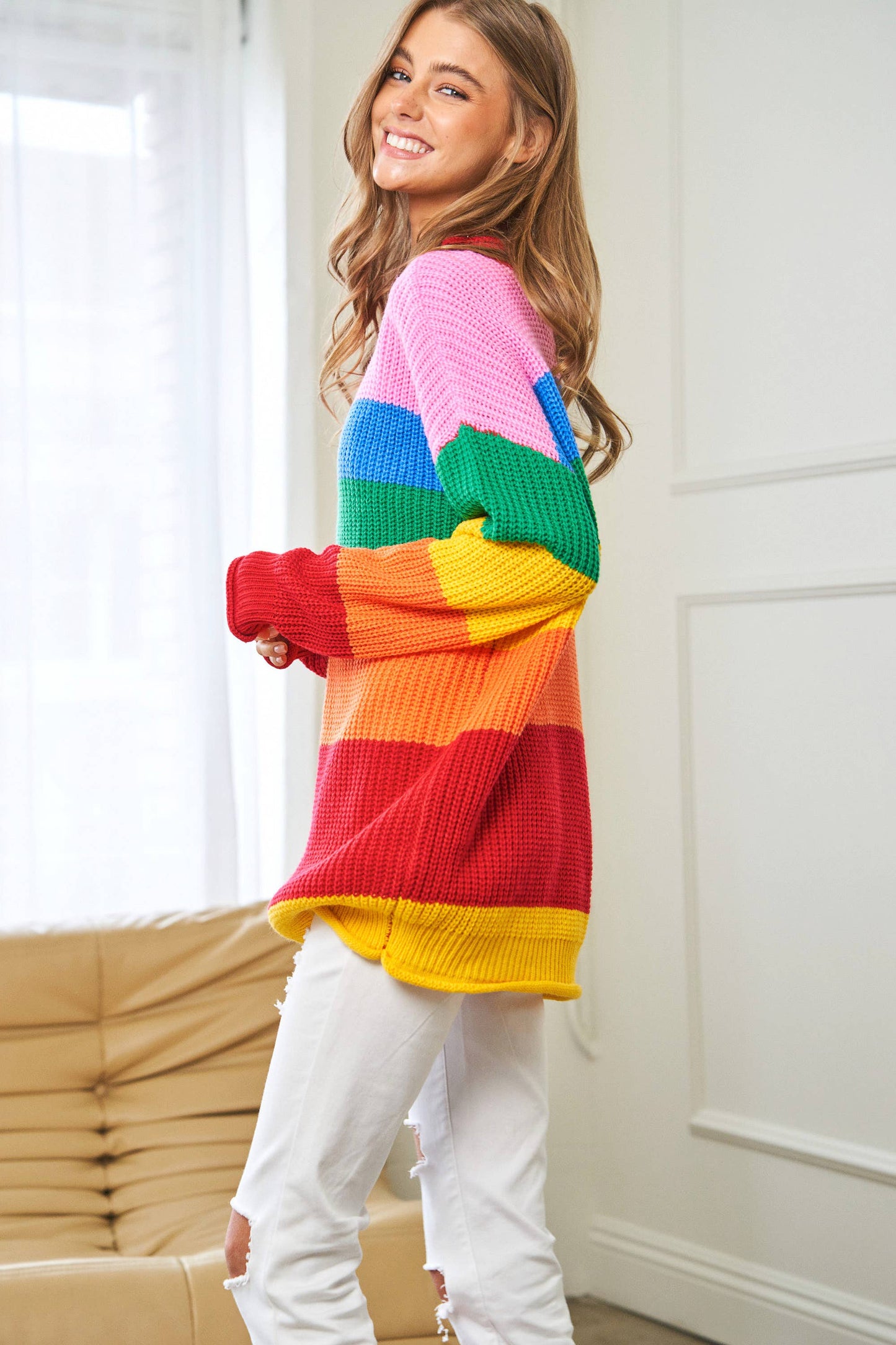 Reading Rainbow Tunic Sweater
