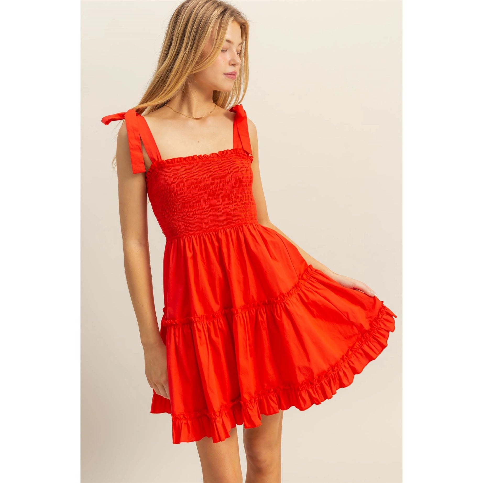 Rose Ceremony Red Minidress