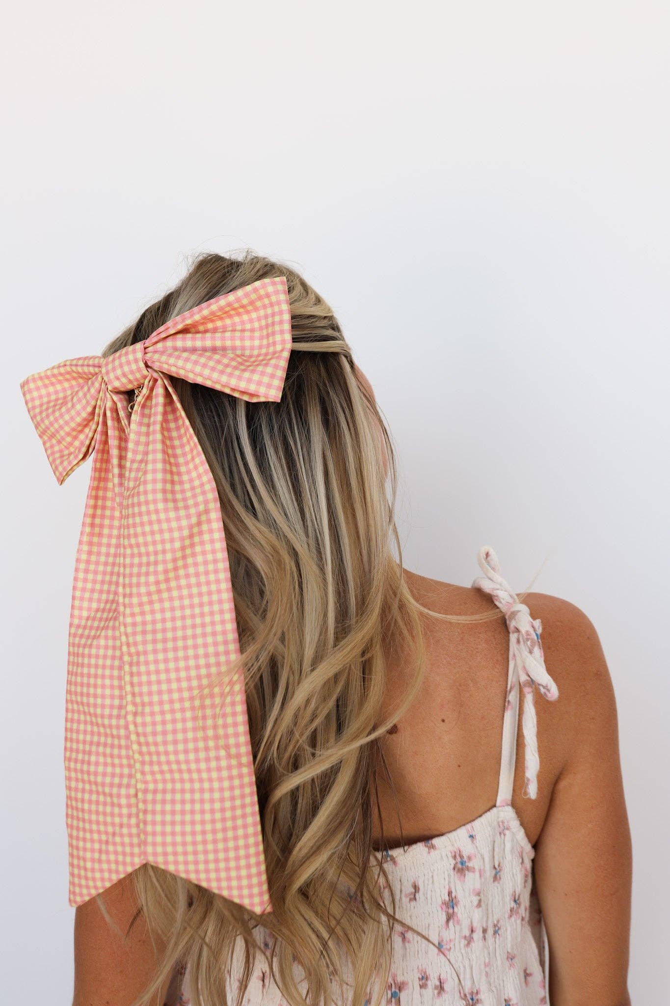 PINK PLAID jumBOW | KAXI