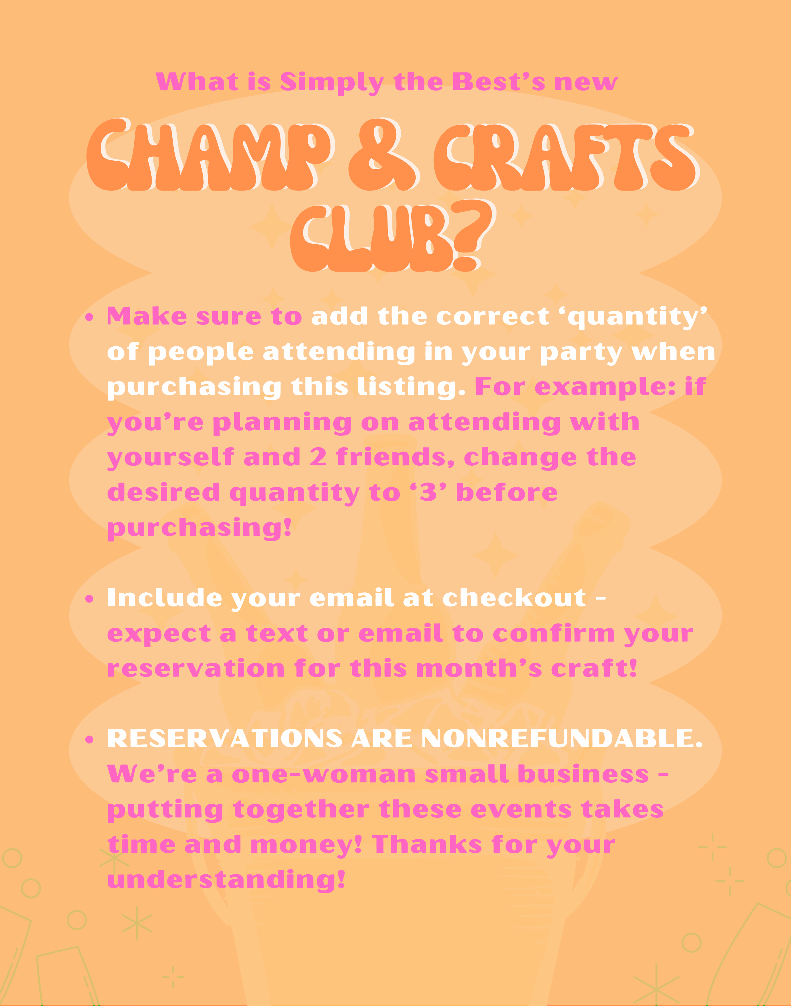 Champ & Crafts Club - December 2024