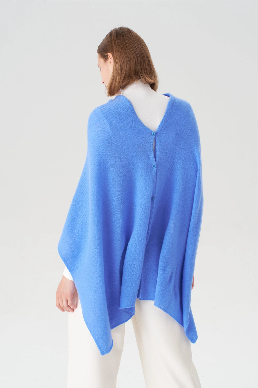 Cashmere Topper (Azure Blue)
