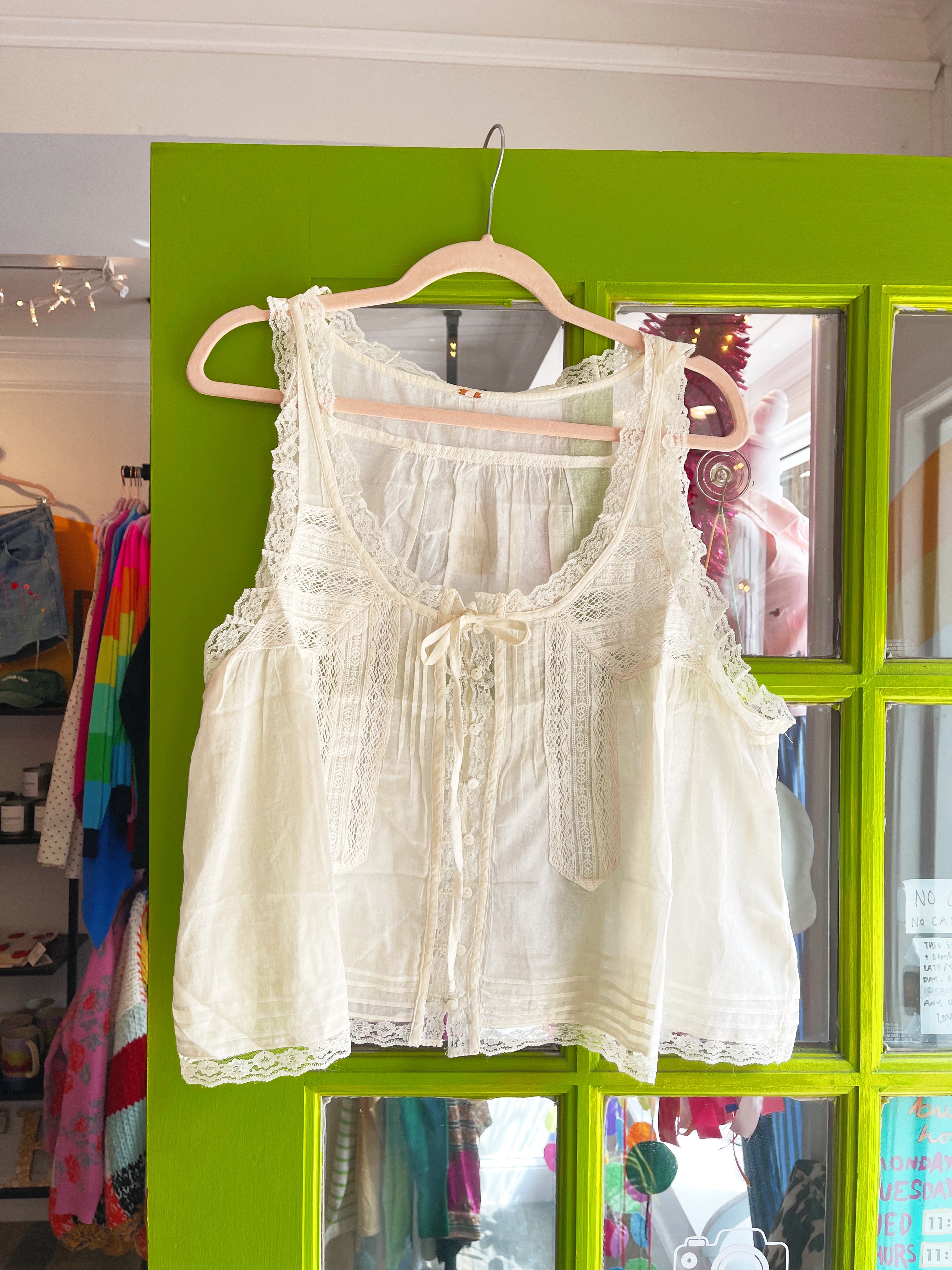 Evermore Tank (Ivory) | Free People