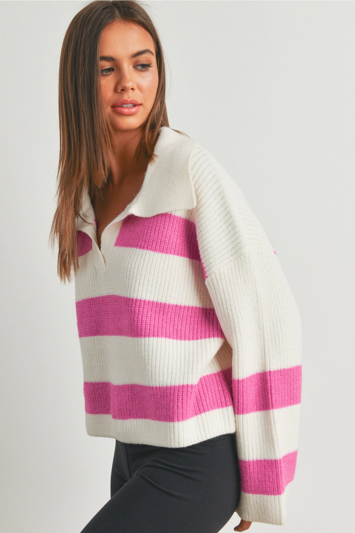 Dear Old Shiz Cropped Sweater (Pink)
