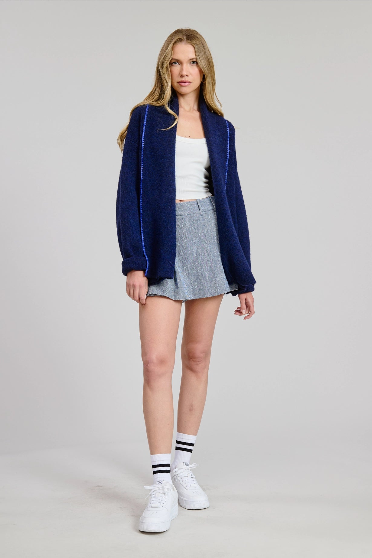 Sardine Sweater Cardi | Flat White