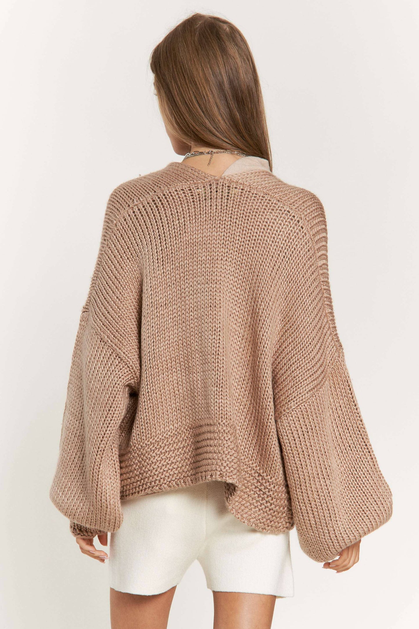 Tangerine Chunky Cardi