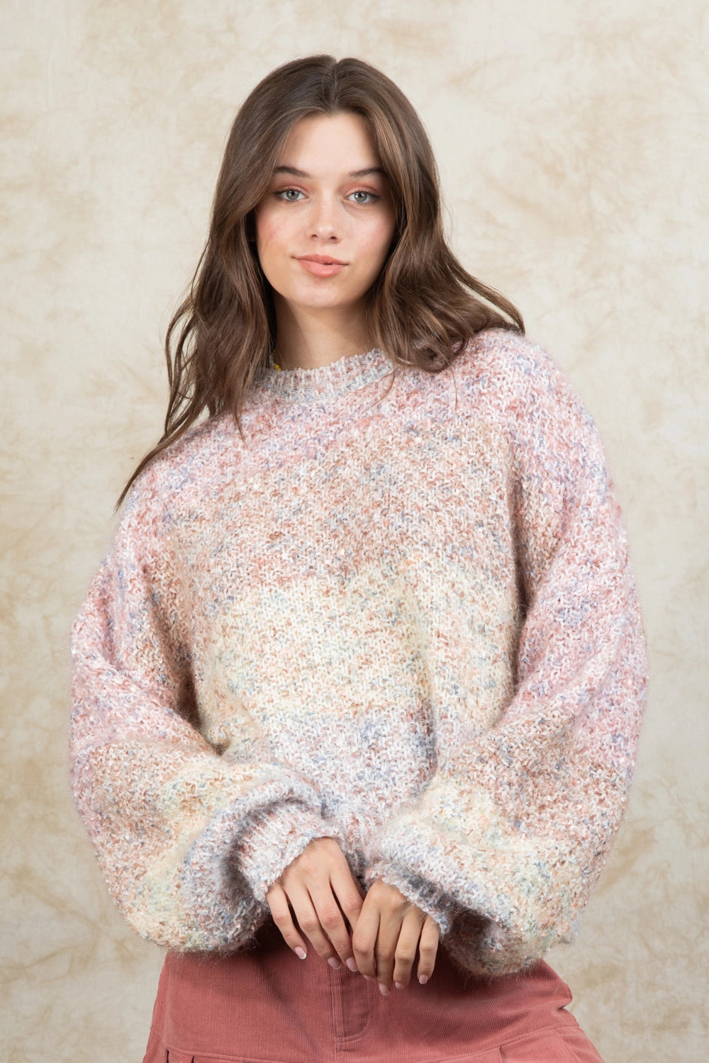 Pastel Colorblock Sweater