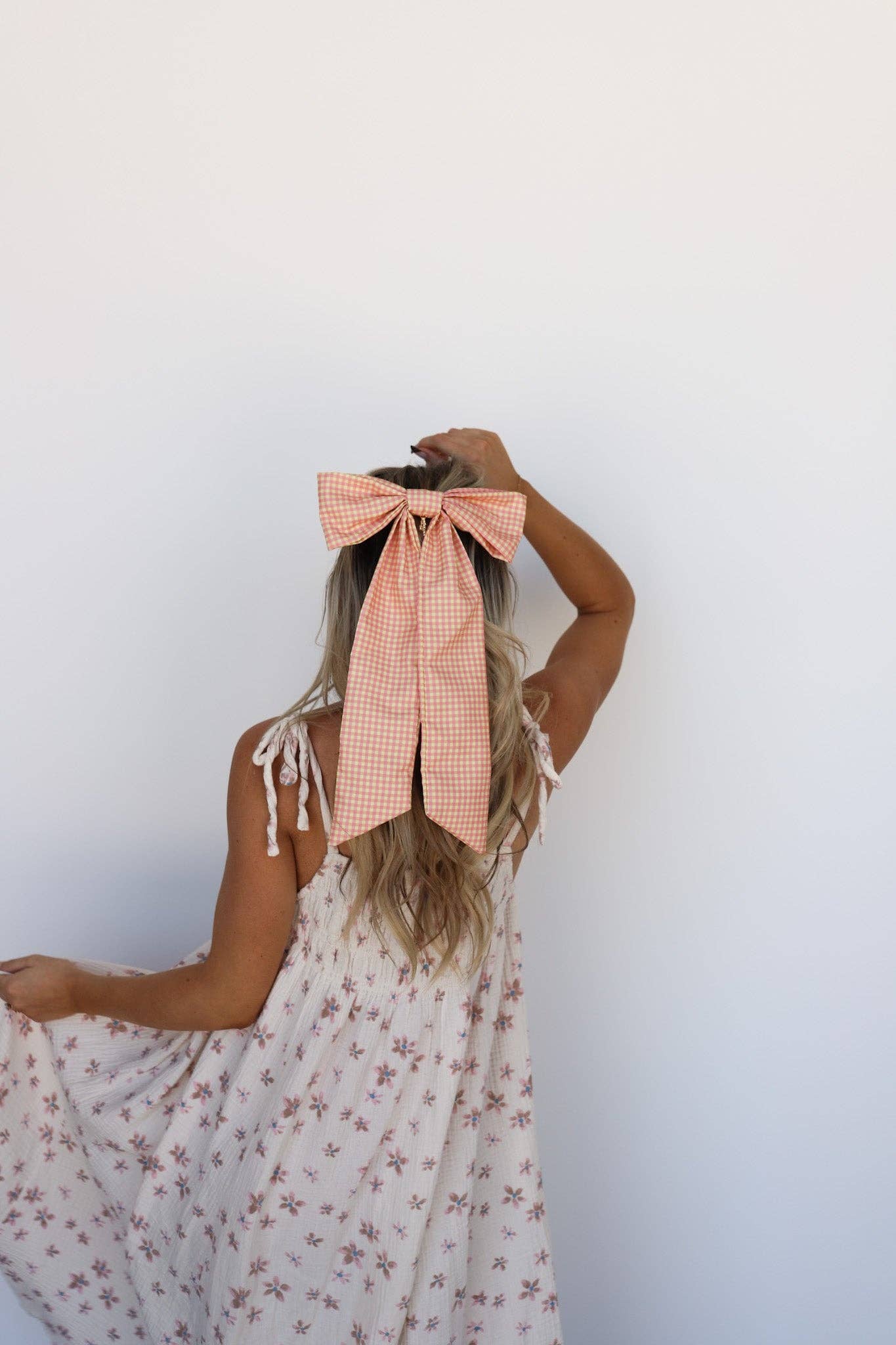 PINK PLAID jumBOW | KAXI