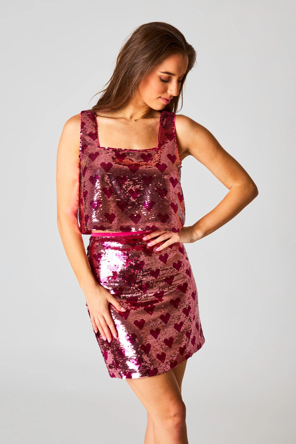 Shimmy & Shake Cropped Tank | Heartbeat