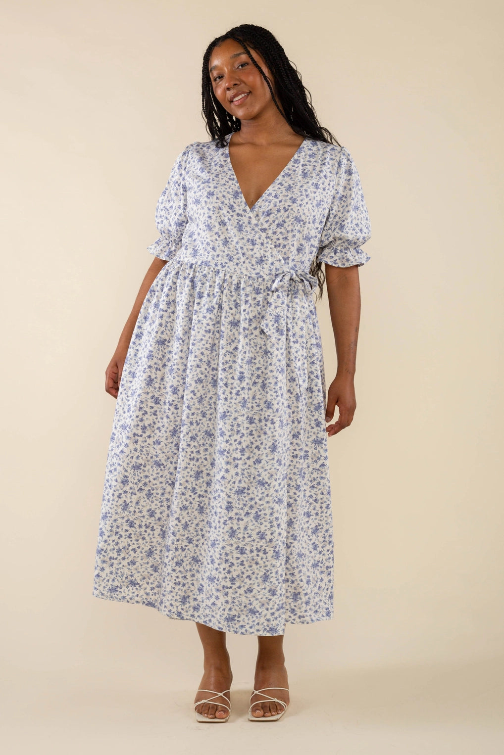 Little Flower Wrap Midi