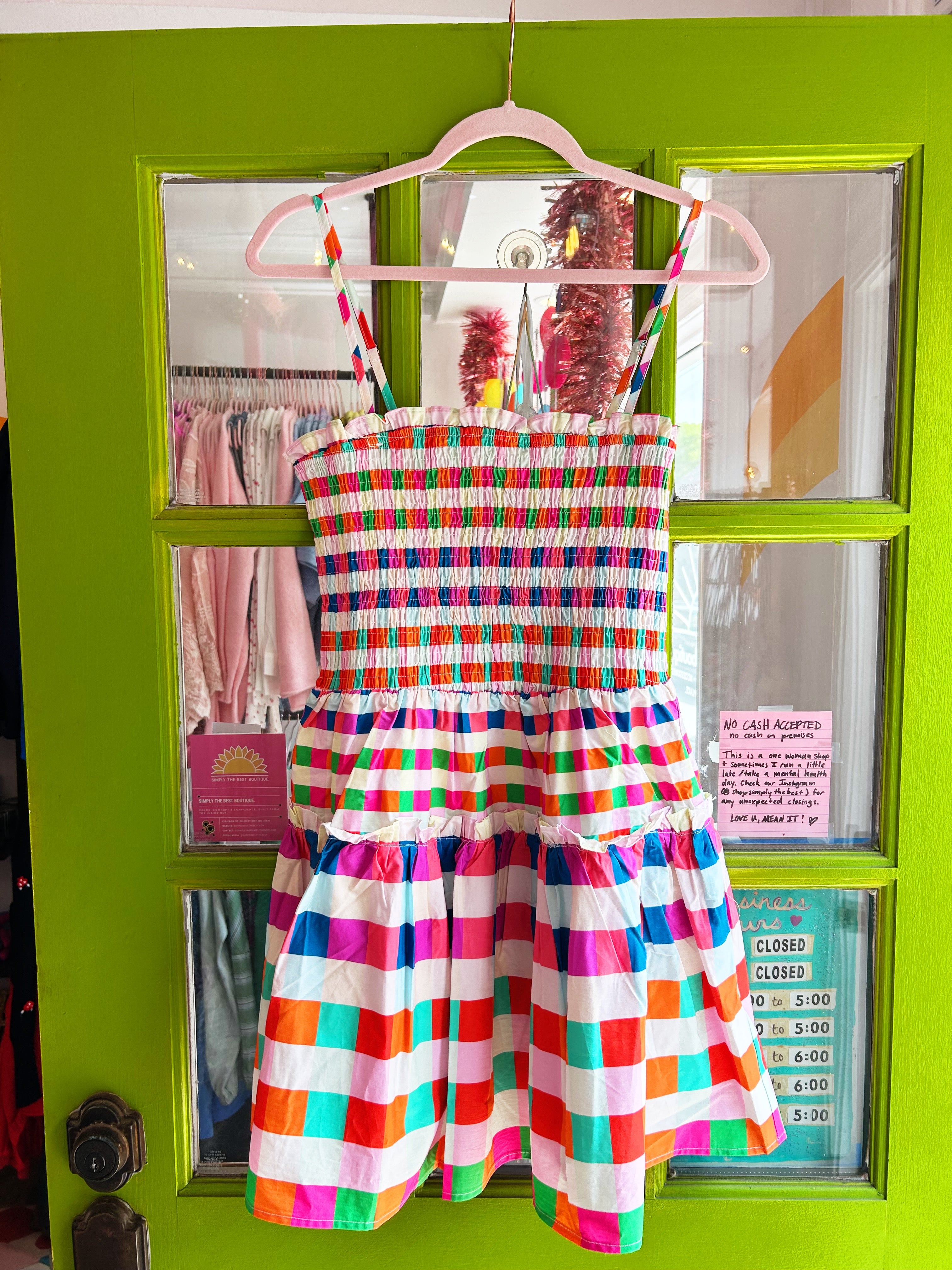 Kaleidoscope Smocked Minidress