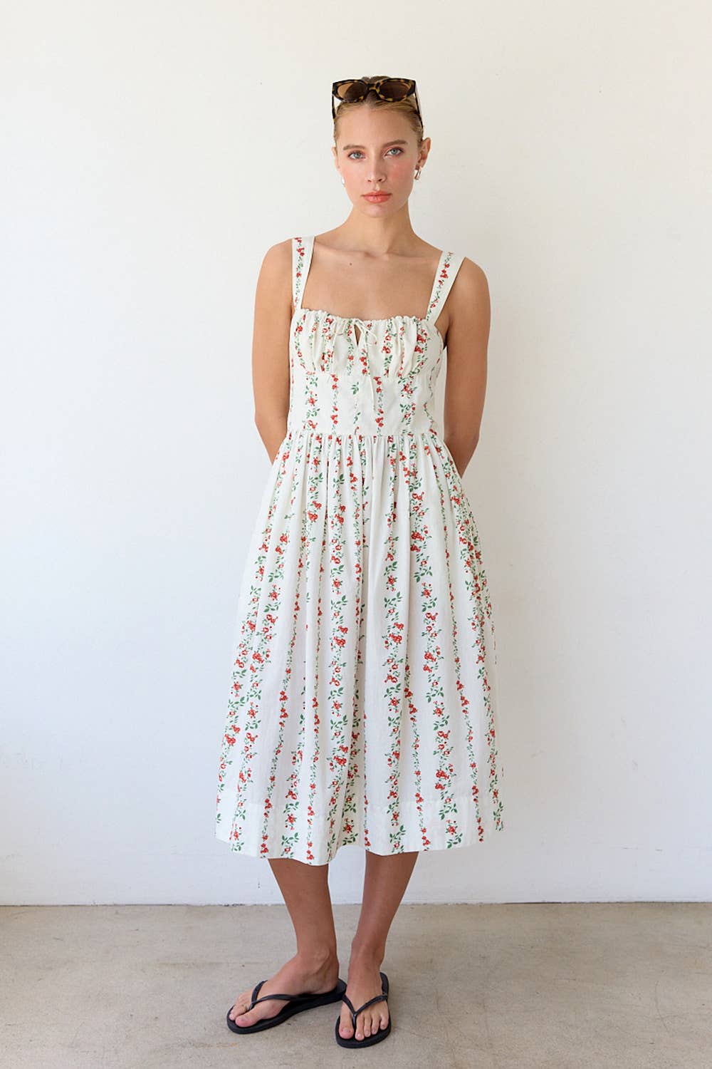 Sicilian Summer Midi Dress
