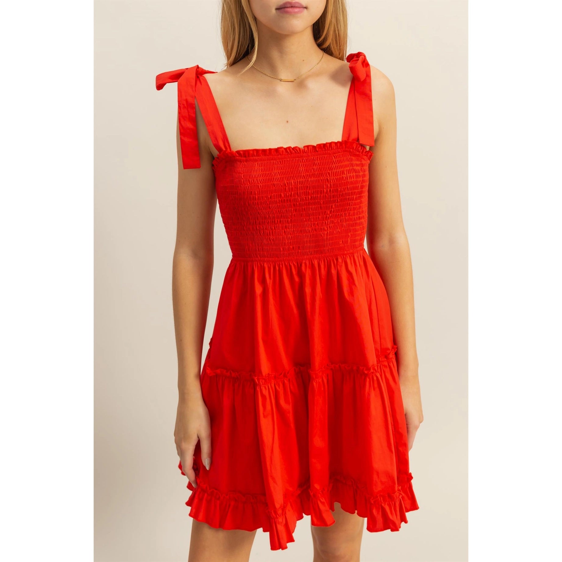 Rose Ceremony Red Minidress