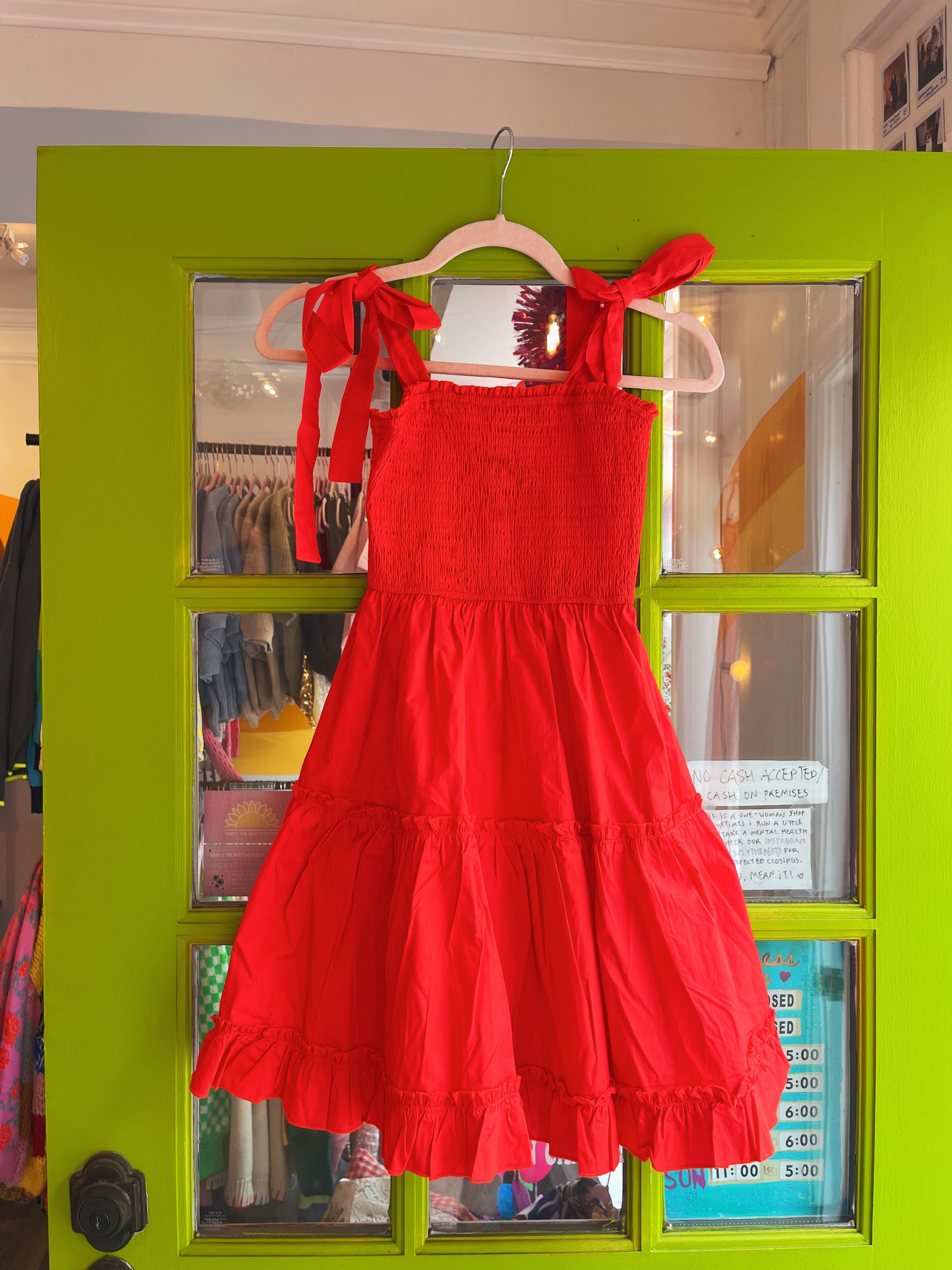 Rose Ceremony Red Minidress