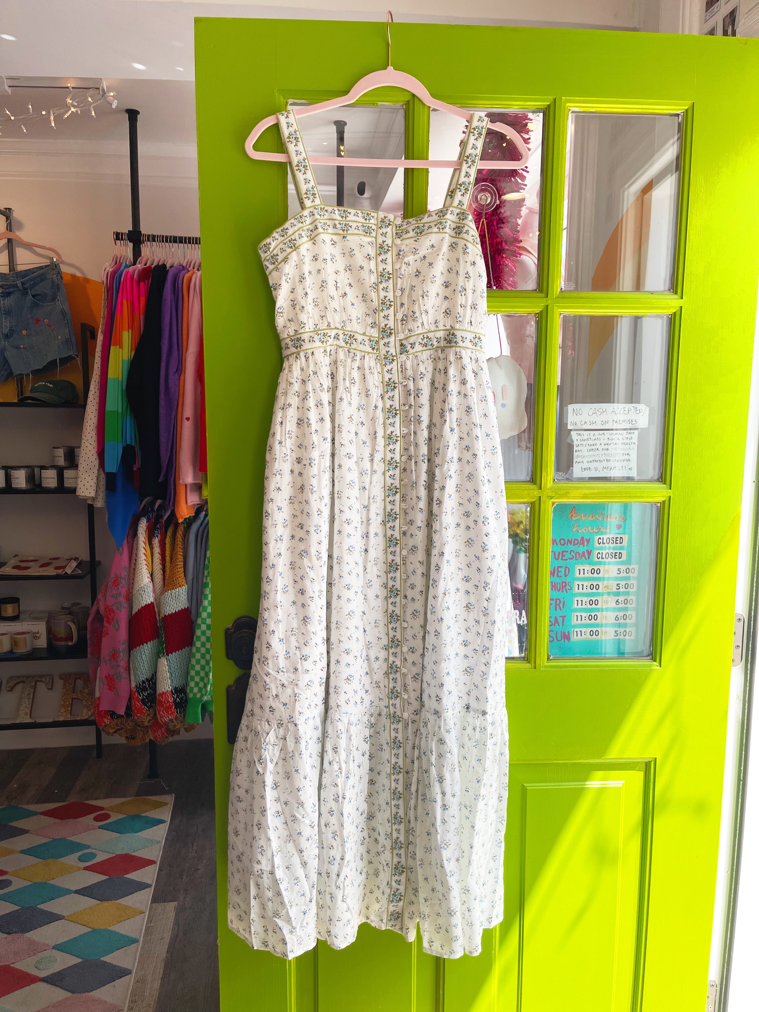 Daffodil Cotton Maxi Dress