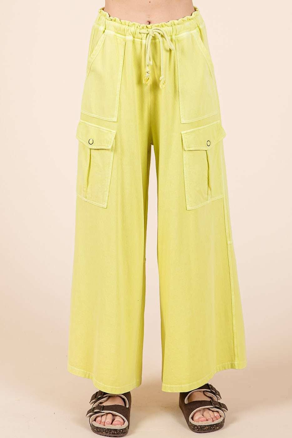 Buttercup Terry Cargo Pants